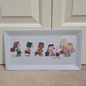 Hobby Lobby Peanuts Character Serving Tray - White and Multicolor